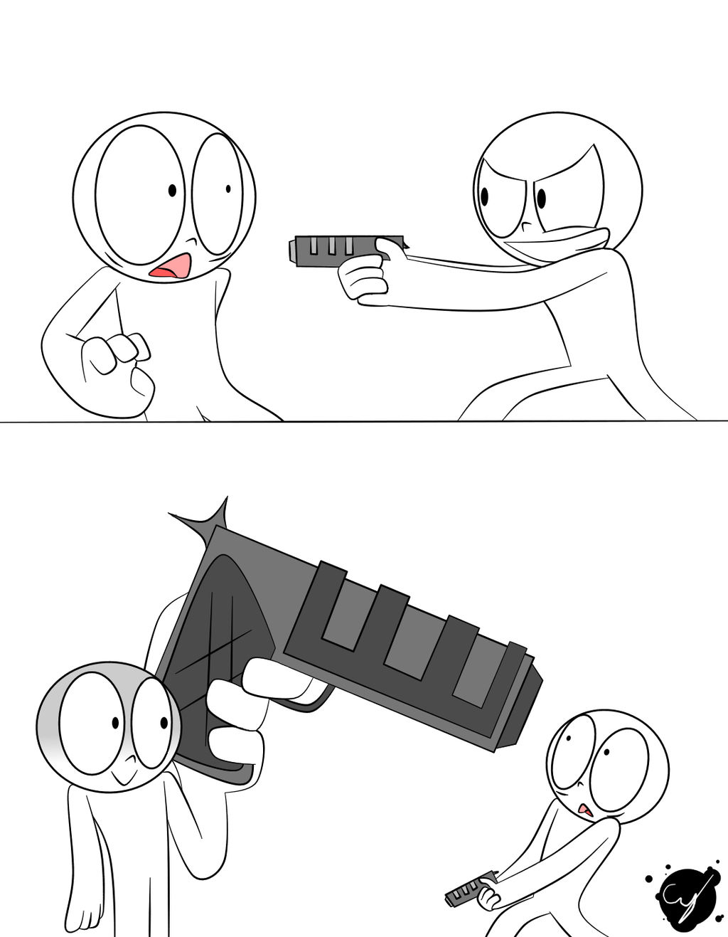 Gun Load Comic Text Gun comic by CyOctavian47 on DeviantArt
