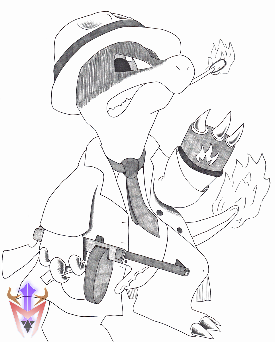 [Cubicle Drawing 20] - Mafia Charmeleon