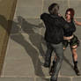 Lara Croft throatlift Leon 04