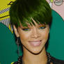 Rihanna green hair