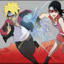 Boruto and Sarada ::Boruto Naruto Next Generation