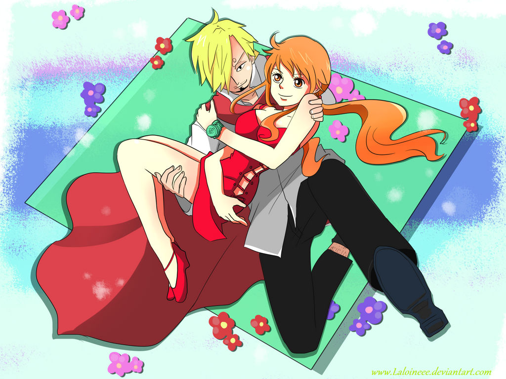 Sanji And Nami One Piece By Laloineee On DeviantArt sanji-and-nami-one-piece-by-laloineee-on-deviantart