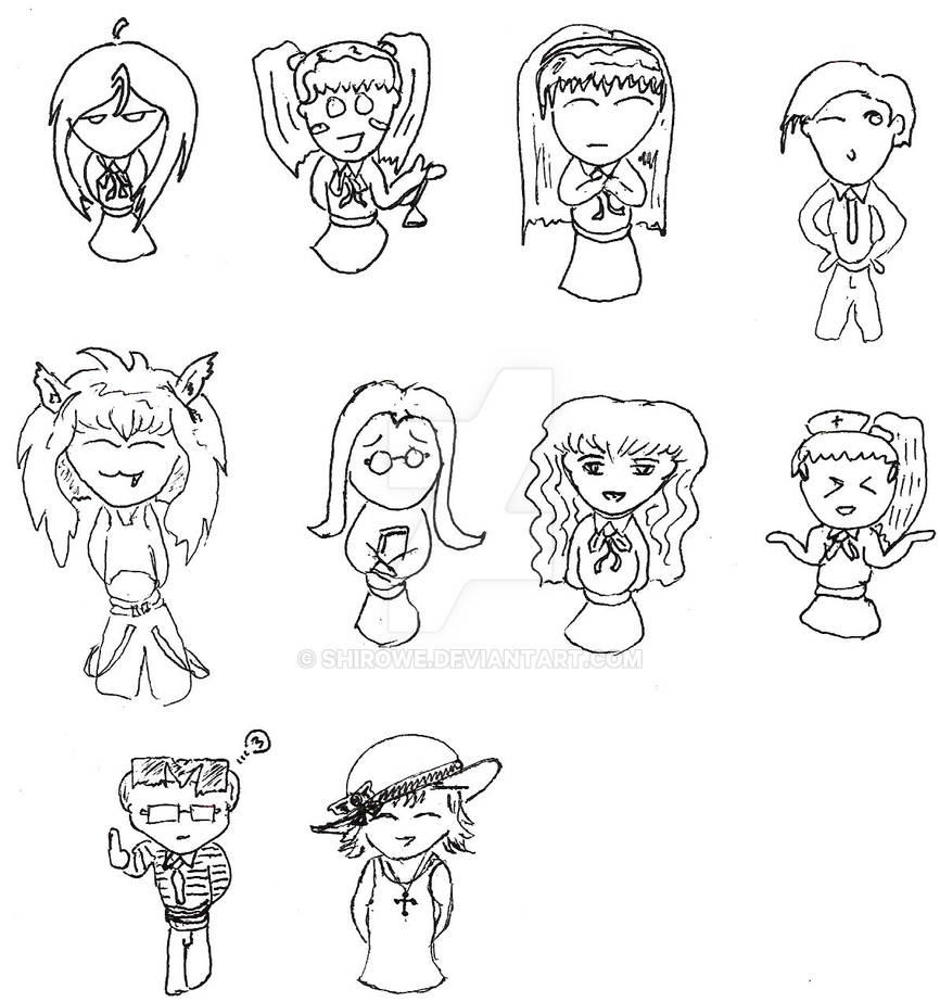 Chibi Random Character Random Chibi Characters by Shirowe on DeviantArt