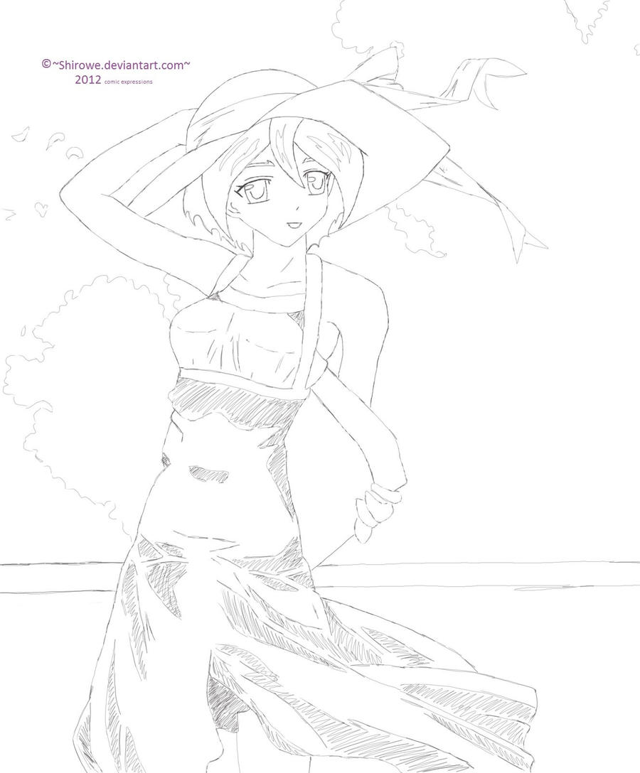 Character Sketch (Fujimo, Fate) Summer Breeze