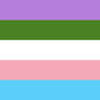 Genderqueer Trans combo flag