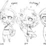 favorite Nintendo character chibi version sketches