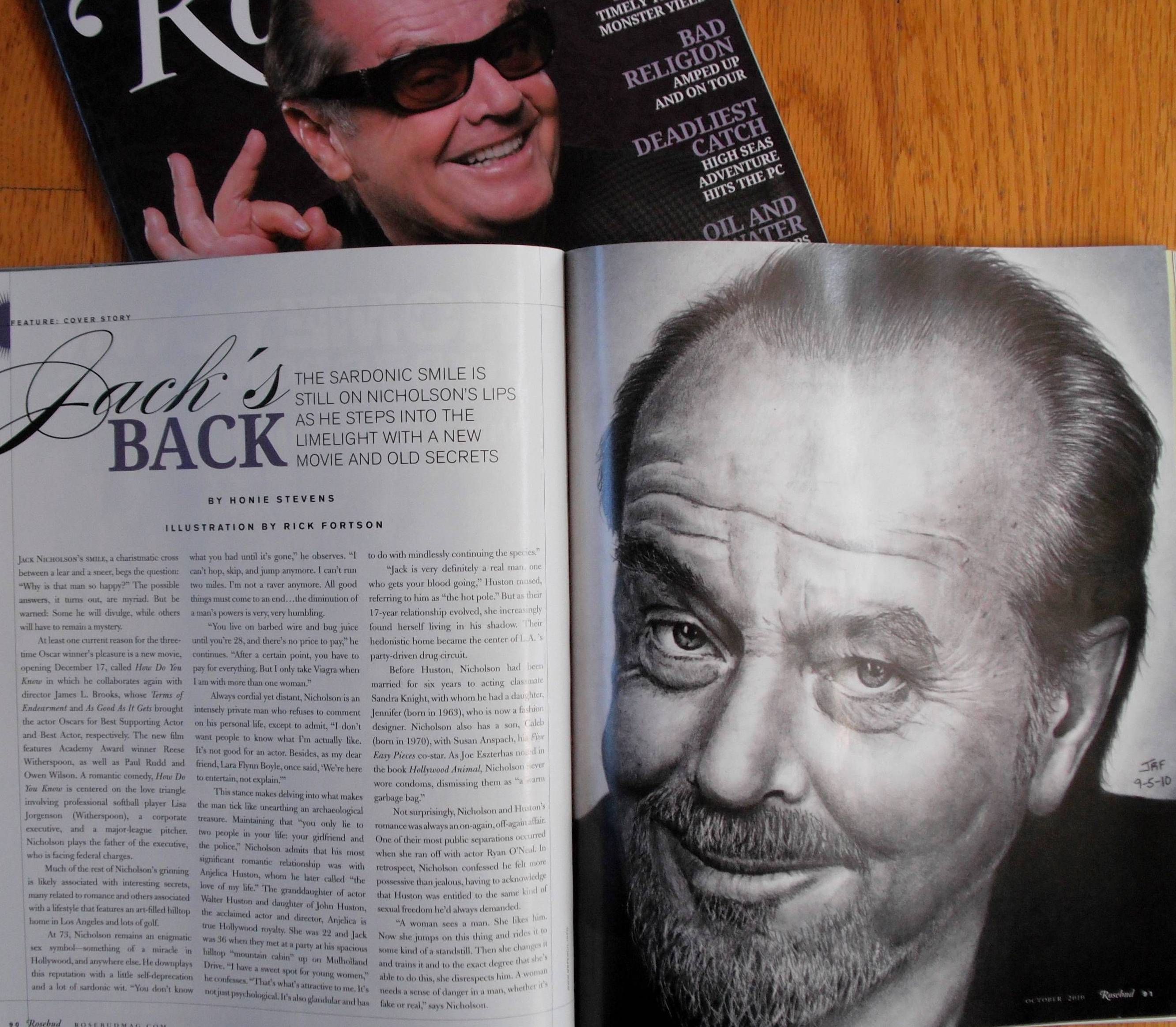 My Jack Nicholson - Published