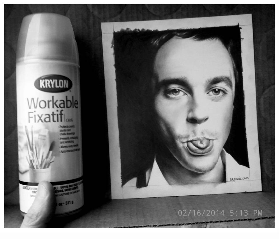 Spray Sealed ~ Workable Fixatif by Krylon by Doctor-Pencil on DeviantArt