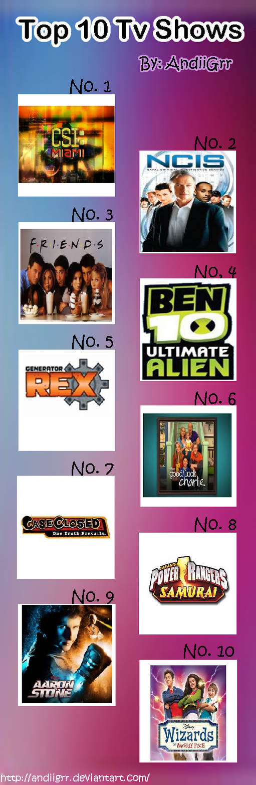 My Top Ten Shows by StarryNightSkies24 on DeviantArt
