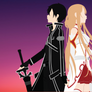 Sword Art Online-Kirito and Asuna