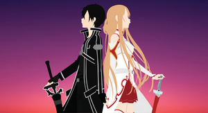 Sword Art Online-Kirito and Asuna