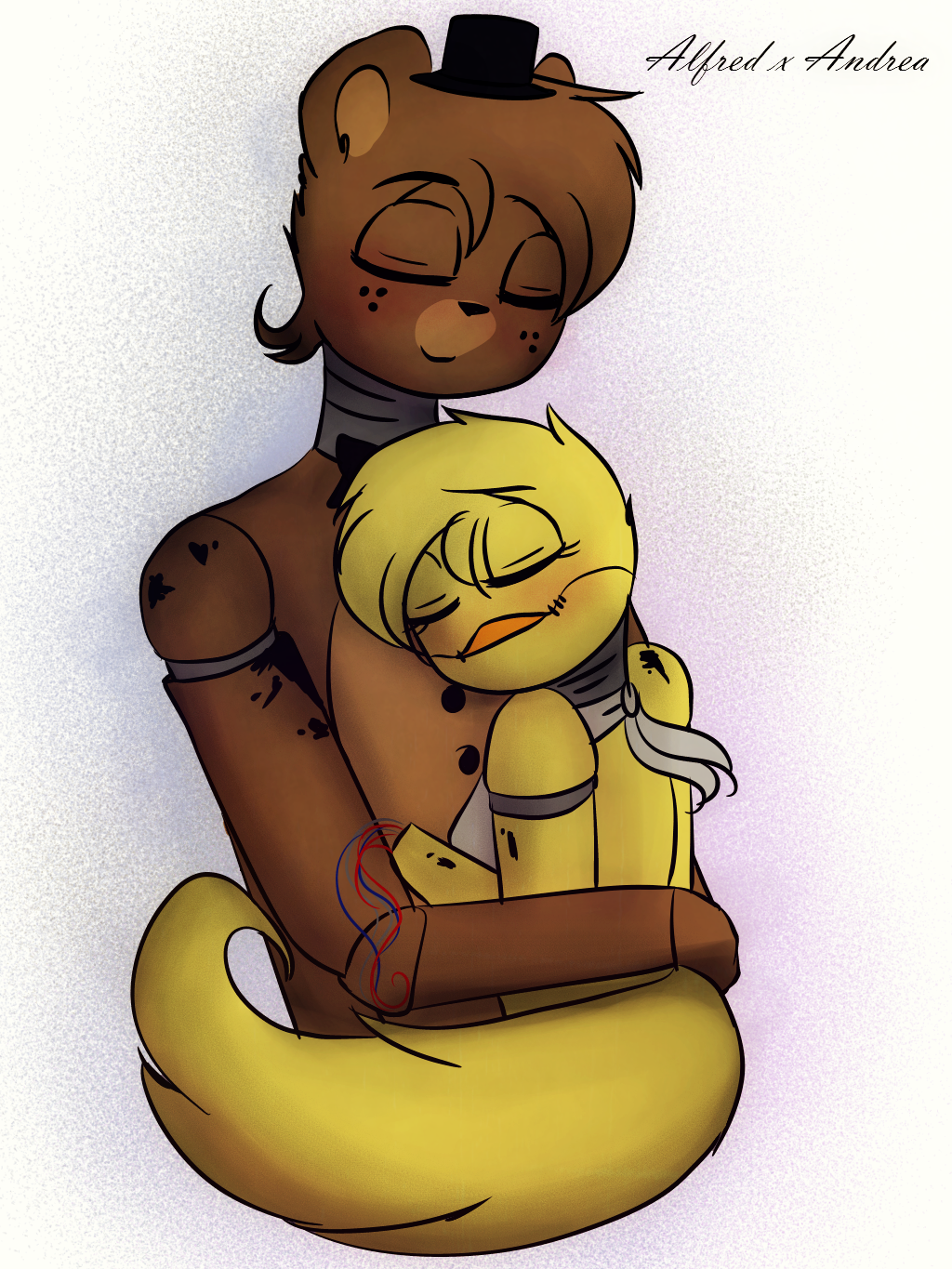 Withered Freddy X Withered Chica