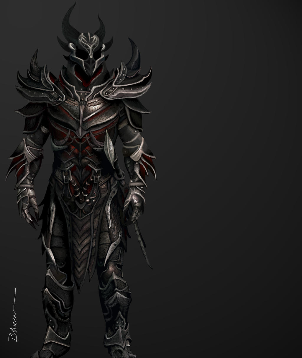Chaurus Armor Daedric Armor (Skyrim) by Blueraven90 on DeviantArt