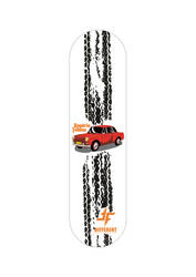 Skateboard Illustration Pro Model Deck VW 1500