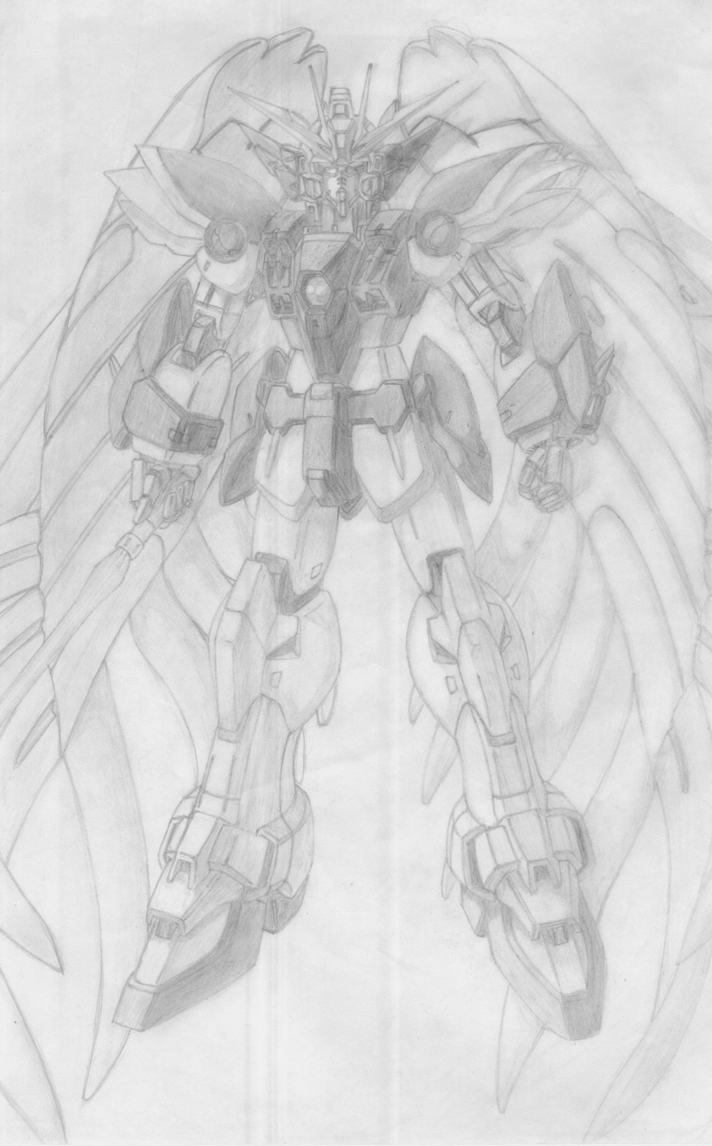 Wing Zero Sketch by Illsteir on DeviantArt