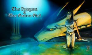 The Dragon and the Onion Girl (Desktop Background)