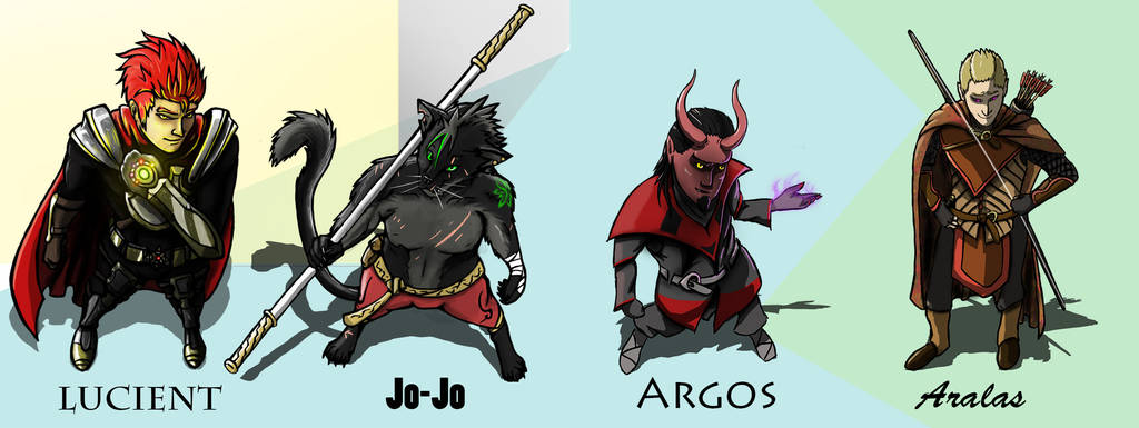 Lucient and Jo jo by Jeremy-Burner