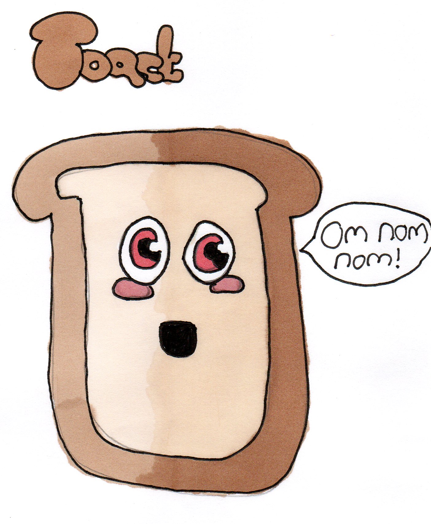 Kawaii Drawing Toast !!!