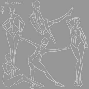 Gesture drawing. Day 125