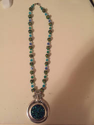 Blue Crystal Necklace