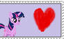 Alicorn Twilight fan stamp