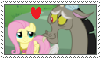 (Gift) Discord x Fluttershy stamp