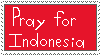 (Gift) Pray for Indonesia stamp