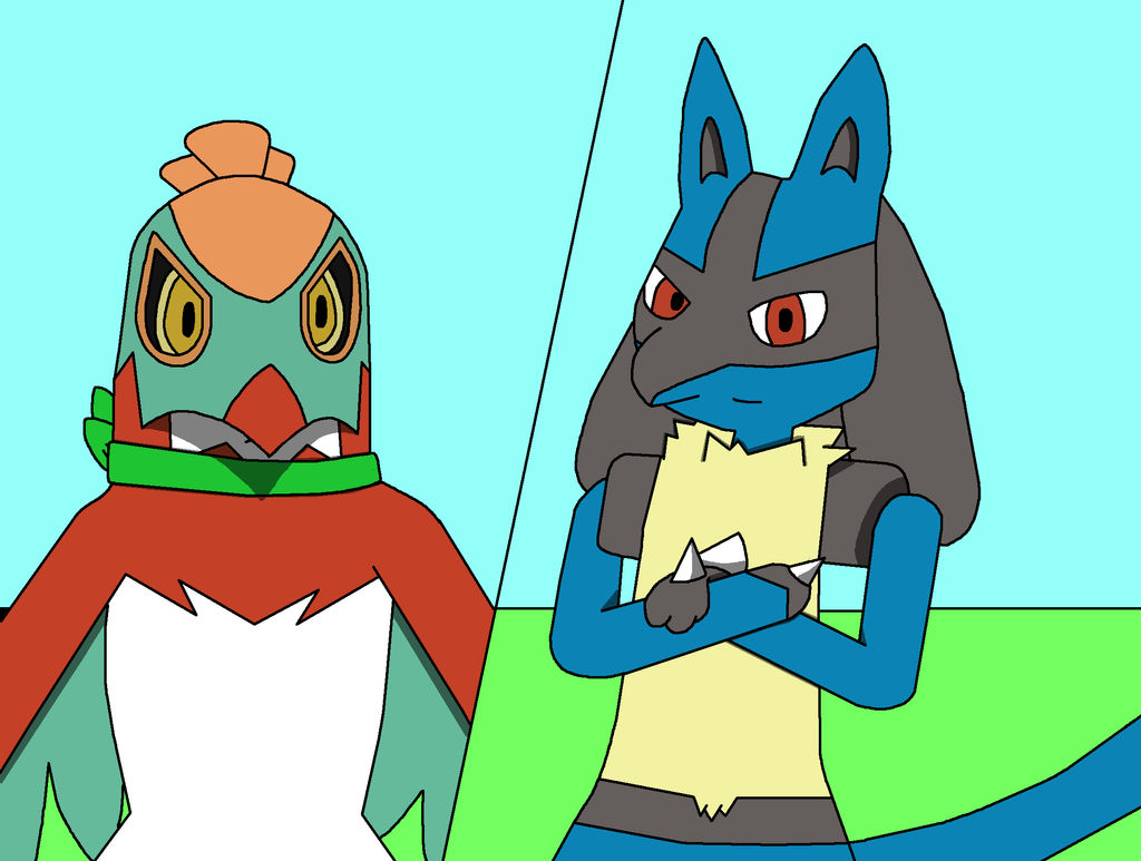 Lucario Rising Rivals Lucario and Hawlucha as Rivals by Buizermaniac1998 on DeviantArt