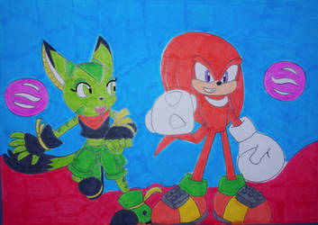 KNUCKLES AND CAROL DREAM TEAM VERSION