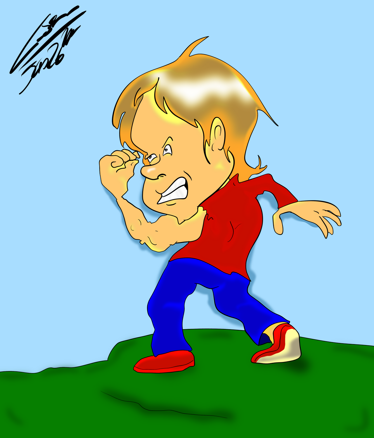 Strong Kid by Dummyhog on DeviantArt