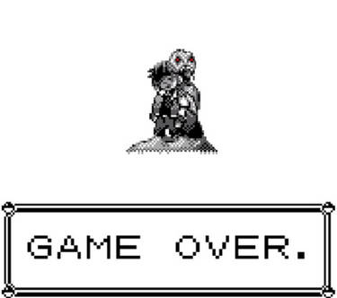 GAME OVER Pokemon Red,Green, and Blue