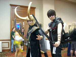 AFest 2012- Loki and Hawkeye