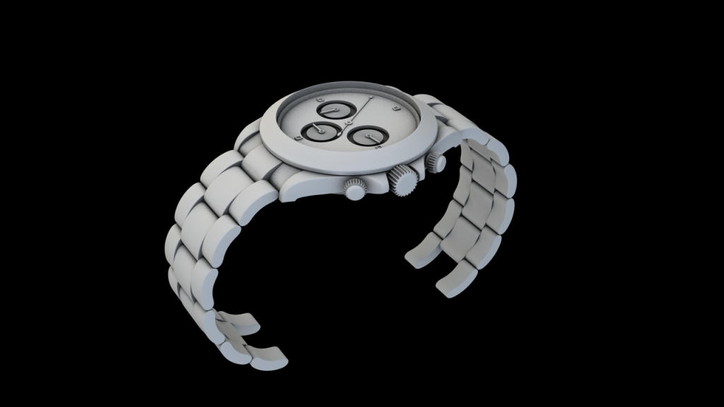 Rolex Daytona 3D Model - WIP (1)