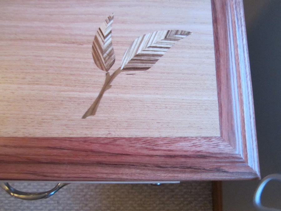 Leaf inlay (in night stand) by DMSscroller on DeviantArt