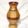 Exotic woods vase