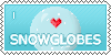 Snowglobe love stamp by Daydreamings