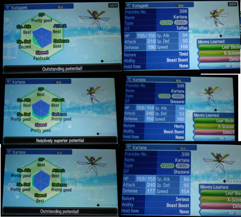 Pokemon 8798 Mega Kartana Pokedex: Evolution, Moves, Location, Stats