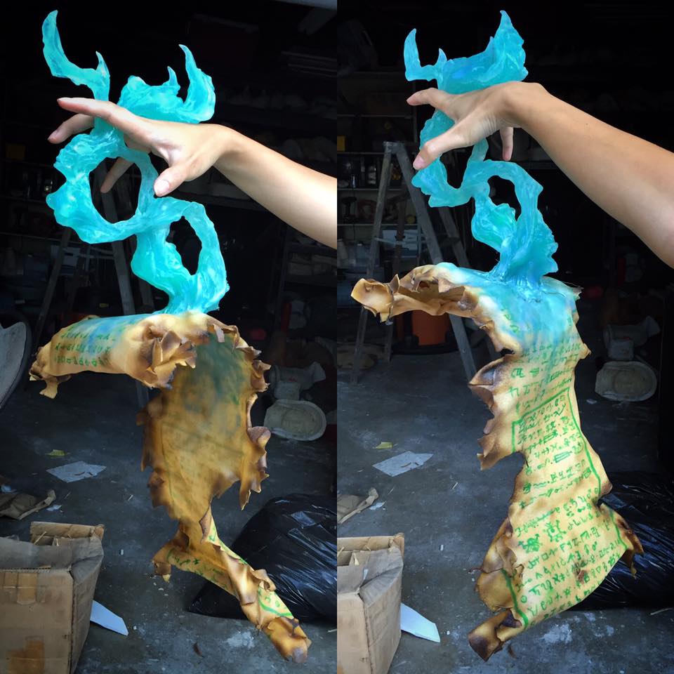 Xiall magic scroll Cosplay prop