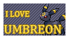 #197 - Umbreon Stamp by MrDarkBB