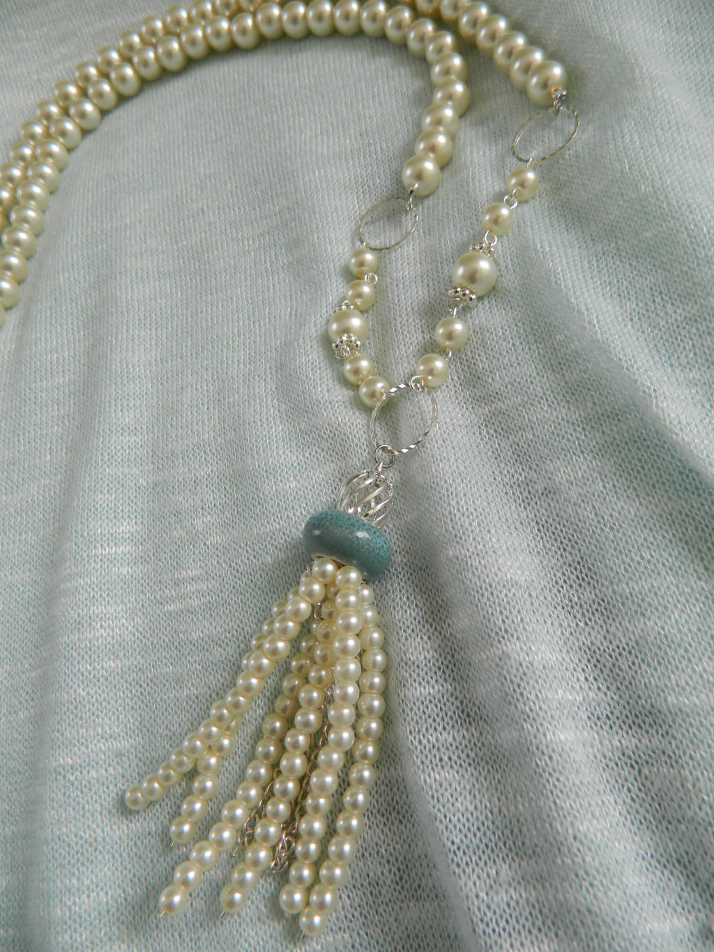 Beaded Tassel Necklace