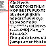 Smallest Font: Minifont