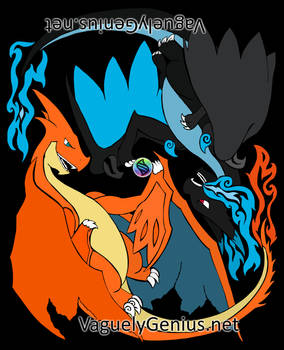 Tribalish Mega Charizard X and Y