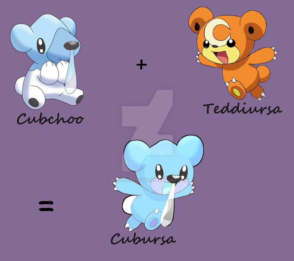 Cubfoo Pokemon Pokemon Teddiursa And Cubchoo