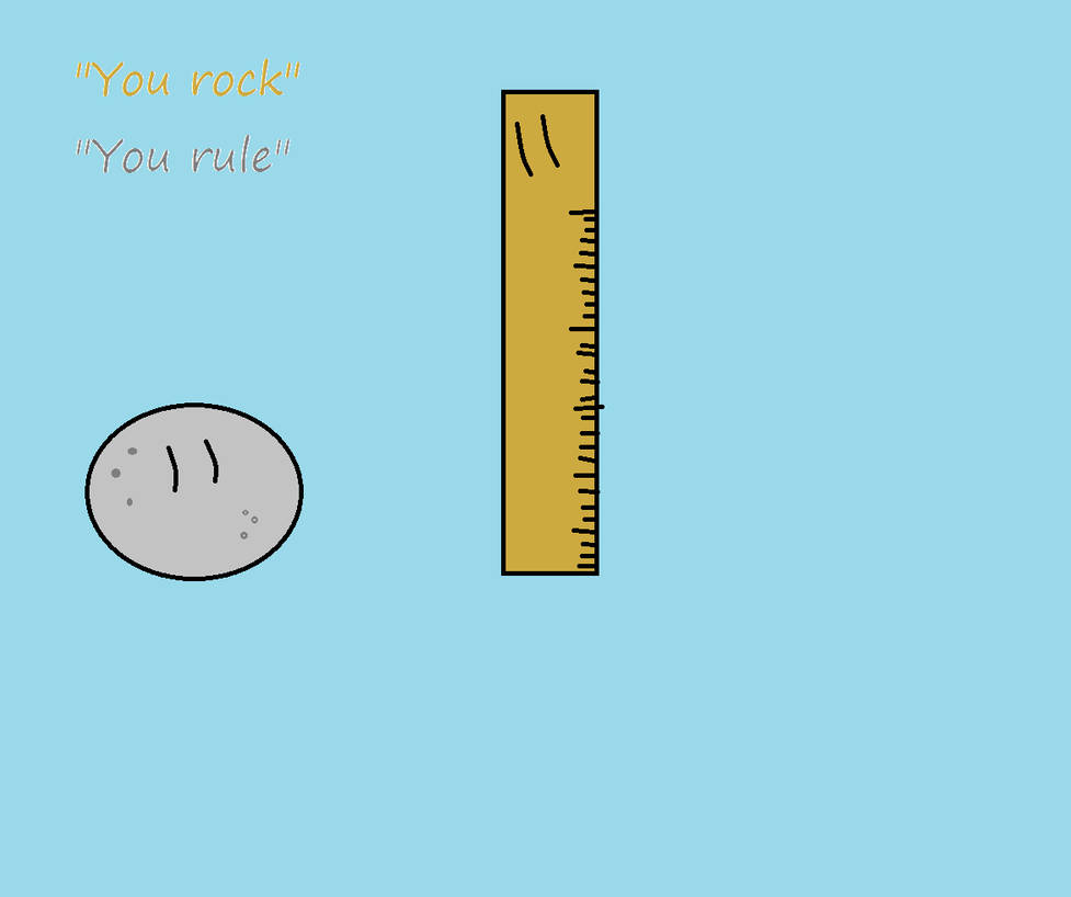 Ruler And Rock by Bryllie123 on DeviantArt