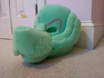 fursuit head WIP picture #3