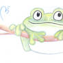 I'm a cute frog