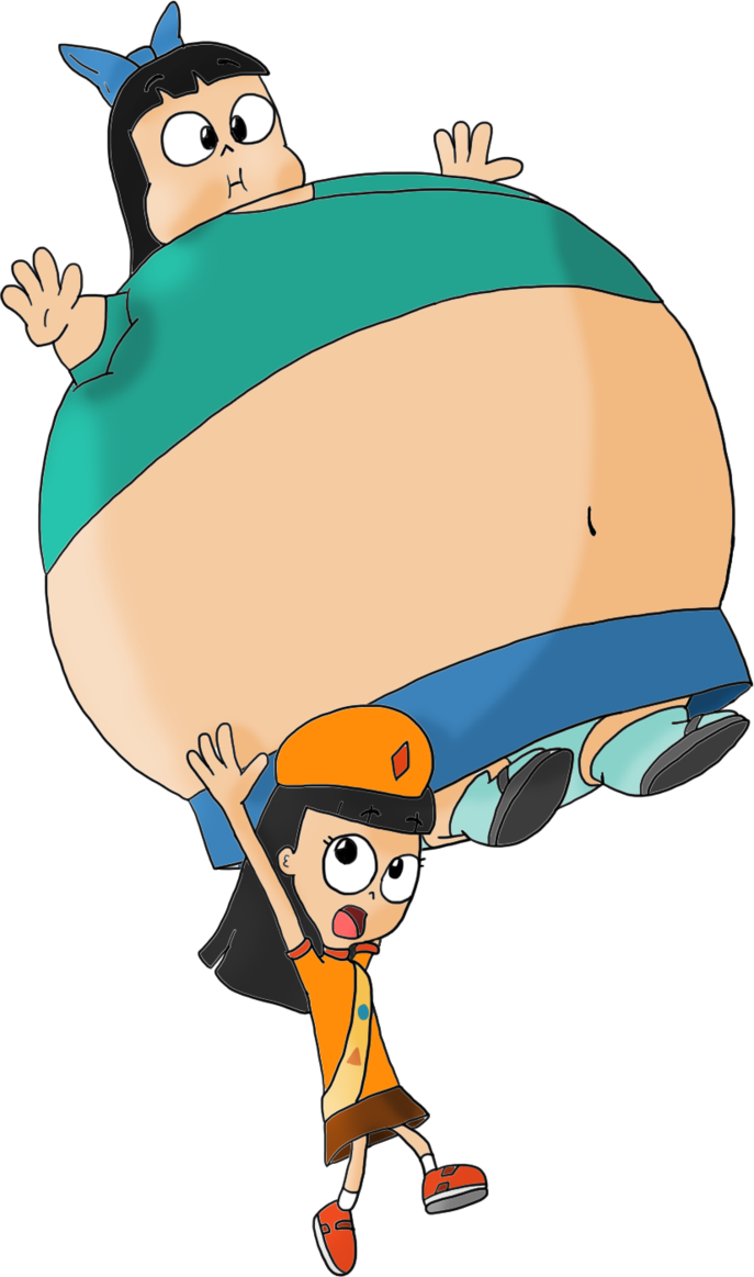 (reupload) Stacey inflated and ginger holding her by snoopinga on ...