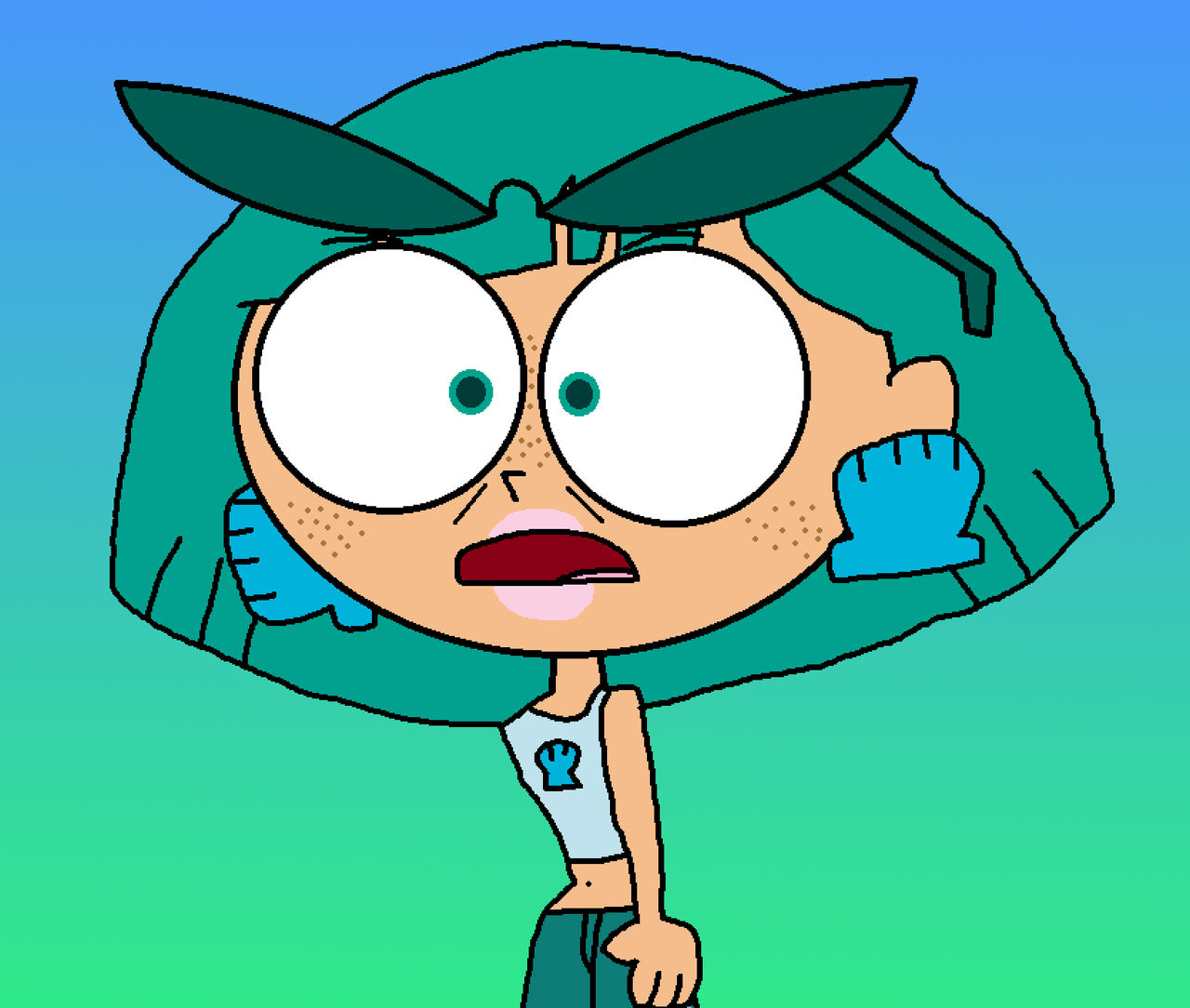 Neptune Doing The O Face by snoopinga on DeviantArt