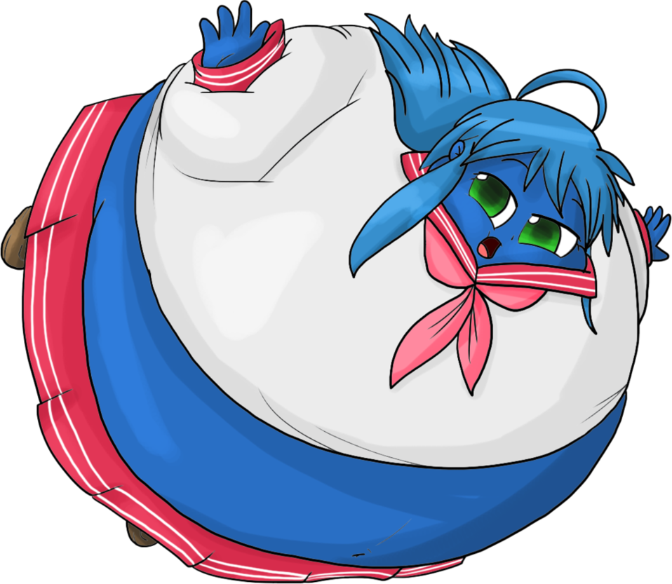 (reupload) Konata Izumi inflation by snoopinga on DeviantArt