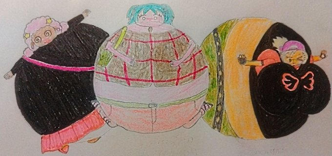 Lacey Jay and Maisie inflated by snoopinga on DeviantArt